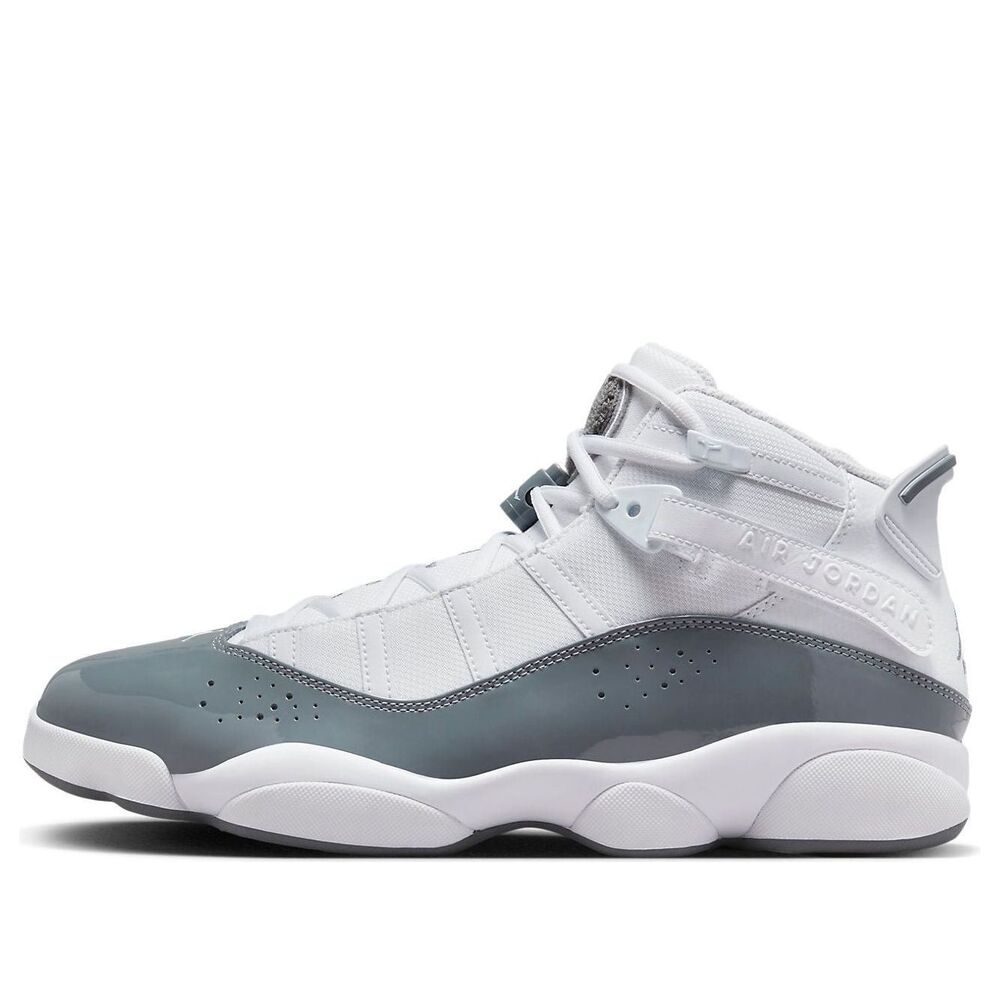 Jordan 6 Rings White Cool Grey Shoes Men's 322992-121 Size 9